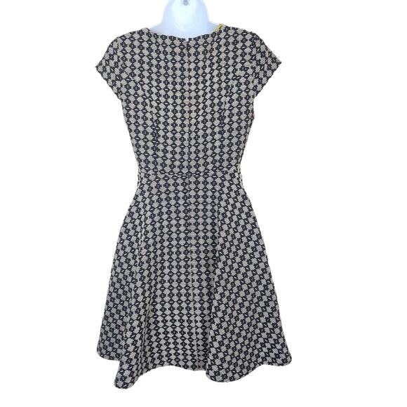 Anthropologie Maeve Dress Womens Size 0 Black & White Fit And Flare - Picture 6 of 14